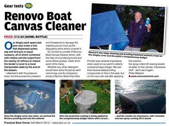 Practical Boat Owner - Boat canvas cleaner review